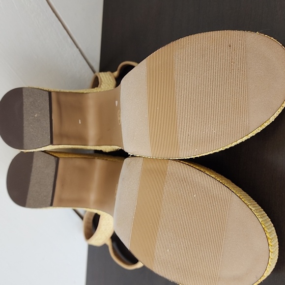 NEW Wild Pair Vidaa Ankle-Strap Patchwork Pl Natural Raffia 12 - Picture 8 of 9